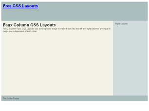 CSS Layout 130 Free Website Layout