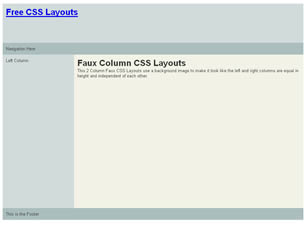 CSS Layout 131 Free Website Layout