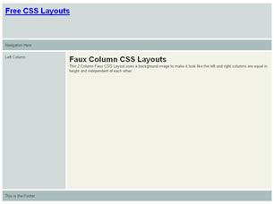 CSS Layout 133 Free Website Layout
