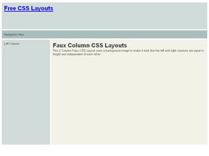 CSS Layout 135 Free Website Layout