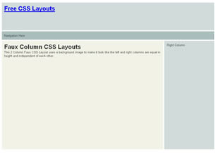 CSS Layout 136 Free Website Layout