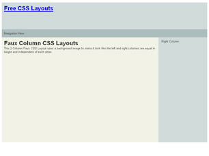 CSS Layout 138 Free Website Layout