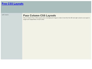 CSS Layout 139 Free Website Layout