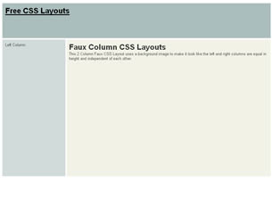 CSS Layout 141 Free Website Layout