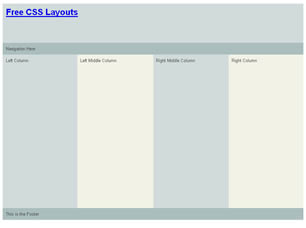 CSS Layout 160 Free Website Layout