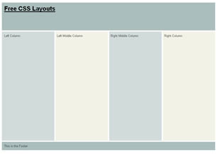 CSS Layout 162 Free Website Layout