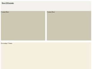 CSS Layout 14 Free Website Layout