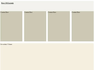 CSS Layout 21 Free Website Layout