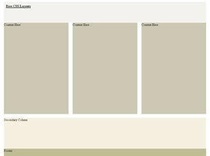 CSS Layout 252 Free Website Layout