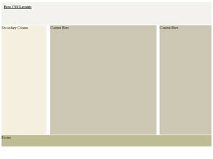 CSS Layout 29 Free Website Layout