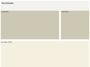 CSS Layout 35 Free Website Layout