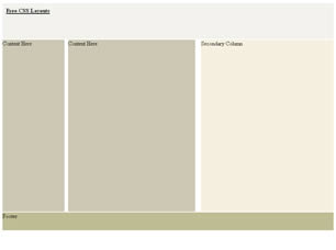 CSS Layout 41 Free Website Layout