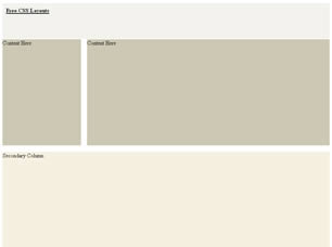 CSS Layout 56 Free Website Layout