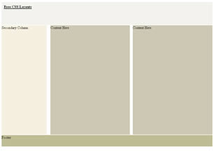 CSS Layout 67 Free Website Layout