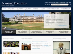 Academic Education Free Website Template