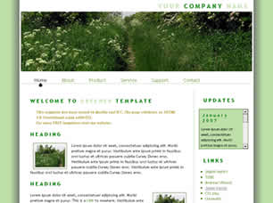 Greener Free Website Template