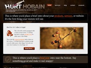 Hurt Hobain 1.0 Free CSS Template