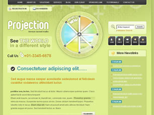 Projection Free CSS Template
