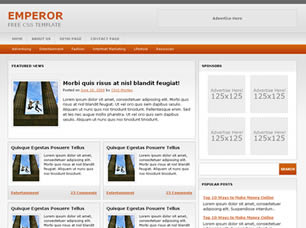 Emperor Free CSS Template