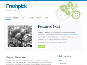 Freshpick 1.0 Free Website Template