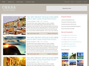 Chara Free Website Template