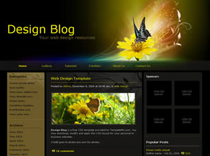 Design Blog Free CSS Template