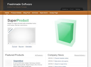 Freshmade Software Free Website Template