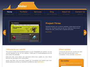 Slider Free Website Template