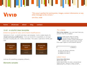 Vivid Free Website Template