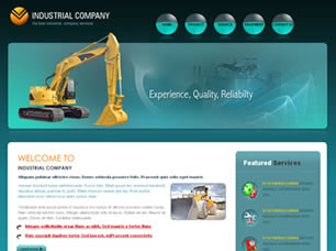 Industrial Company Free Website Template