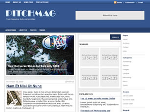 PitchMag Free Website Template