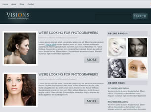 Visions Free Website Template