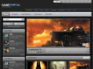 GamePortal Free CSS Template