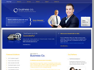 Business Co. Free Website Template