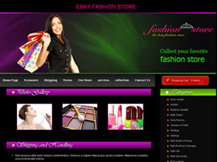 Fashion Store Free Website Template