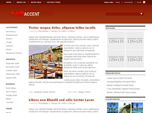 Red Accent Free Website Template