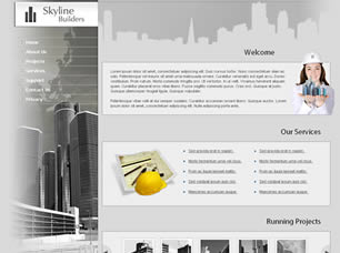 Skyline Builders Free Website Template