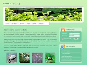 Nature Free Website Template