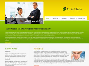 AL Infolabs Free CSS Template