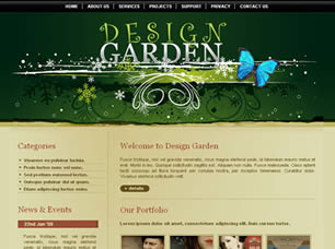 Design Garden Free Website Template