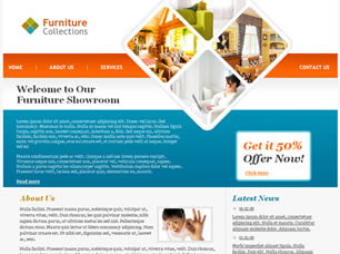 Furniture Collections Free CSS Template