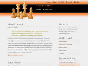 Chesspiece Free Website Template
