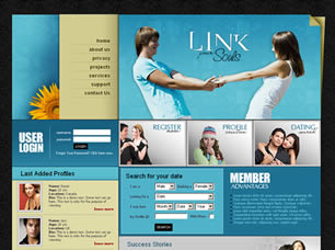 Link Your Souls Free Website Template