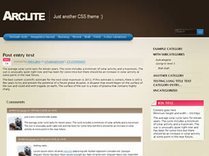 Arclite Free CSS Template