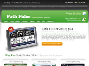 Path Fider Free Website Template