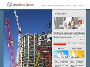 Constructional Company Free Website Template