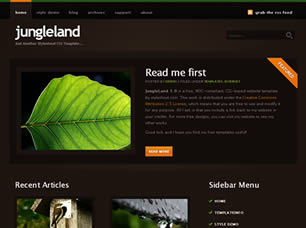 Jungleland Free Website Template