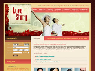 Love Story Free CSS Template