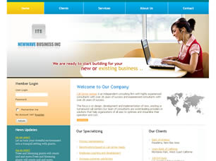 NewWave Business Inc. Free Website Template