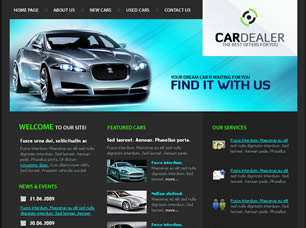 CarDealer Free Website Template